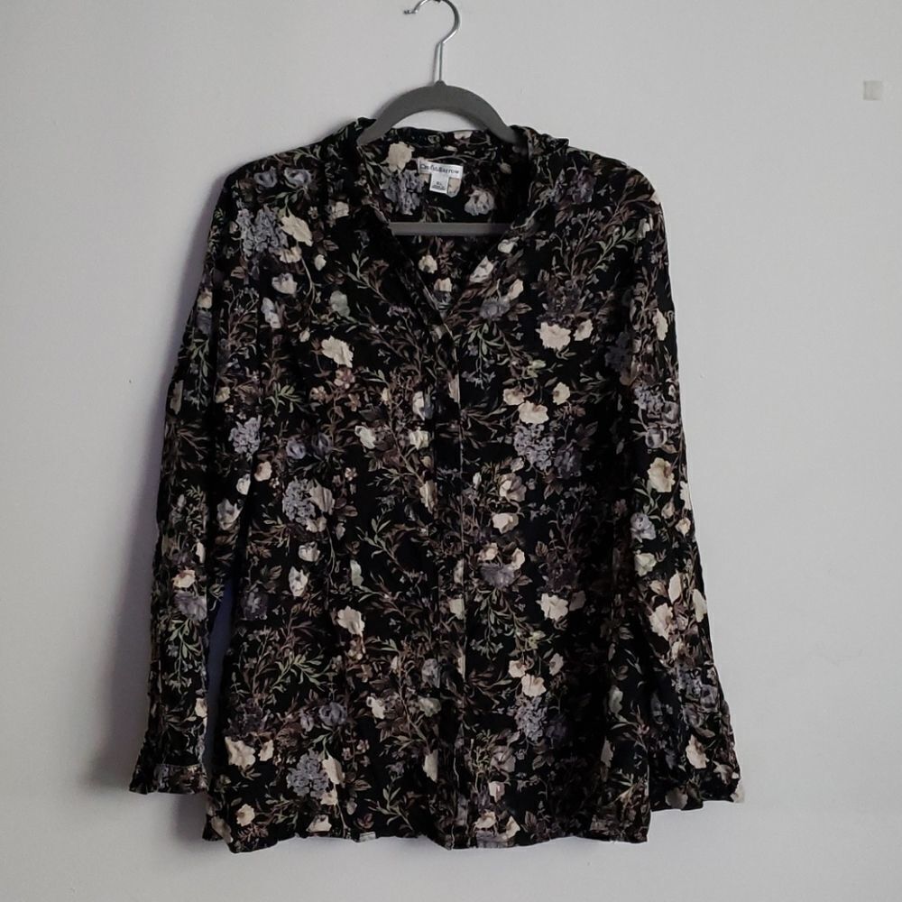 Croft & Barrow Floral Button Down